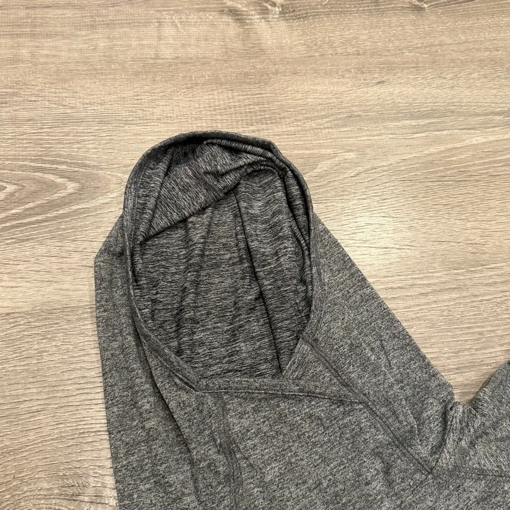 NHL New York Rangers Women's Gray Long Sleeve Hoodie Top Size Small - Picture 3 of 4